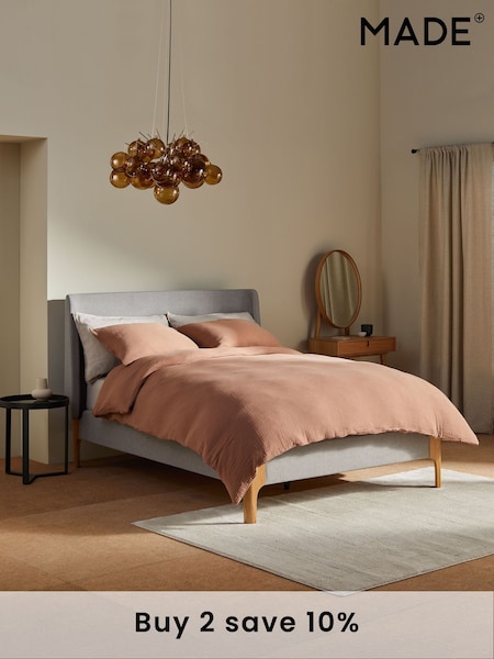 MADE.COM Cool Grey Bed Roscoe (910263) | £599 - £750