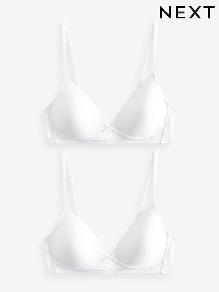White Trainer Bras 2 Pack (911487) | £17