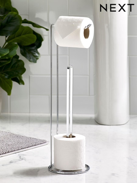 Chrome Wire Toilet Roll Holder (911542) | £12