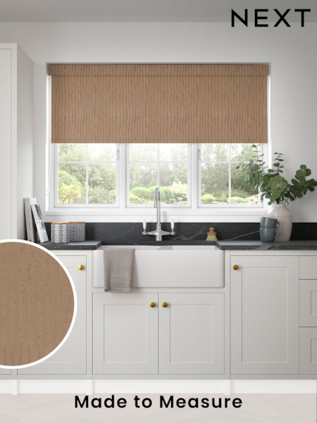Natural Bronze Devon Made to Measure Blackout Roller Blind (912964) | £63