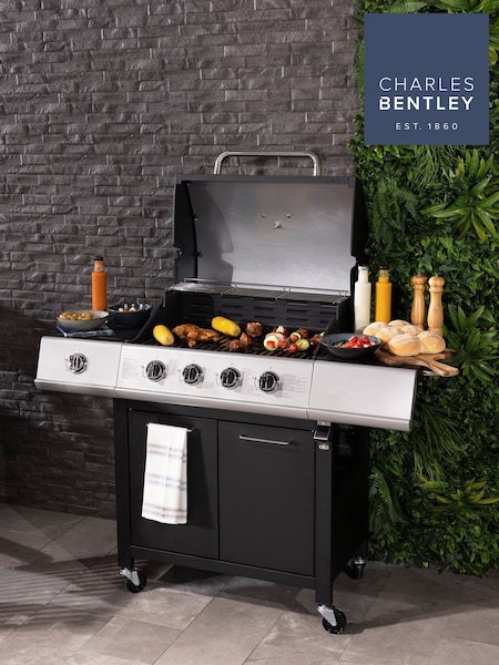 Charles Bentley Black 5 Burner Premium Gas BBQ (916853) | £330