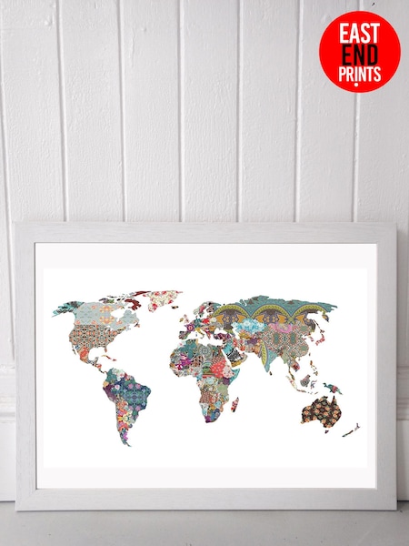 White Louis Armstrong Told Us So By Bianca Green Framed Print (916868) | £50 - £130