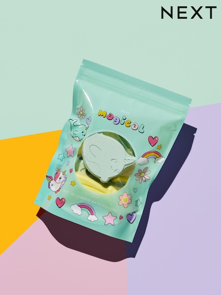 Kids Magical Kawaii Set of 4 Bath Fizzers (917405) | £10