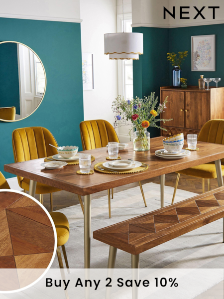 Dark Lloyd Mango Wood Dining Table (918184) | £750