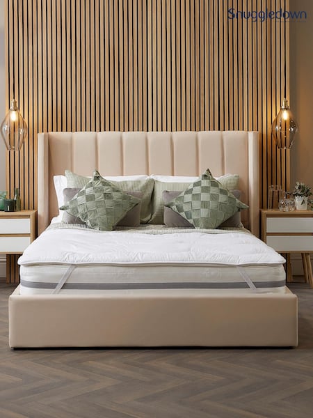 Snuggledown White Luxurious Hotel Anti Allergy 2.5cm Mattress Topper (918793) | £50 - £73