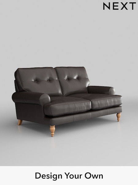 Columbia/Dark Brown Erin Buttoned Back Leather Deep Sit (919804) | £1,799
