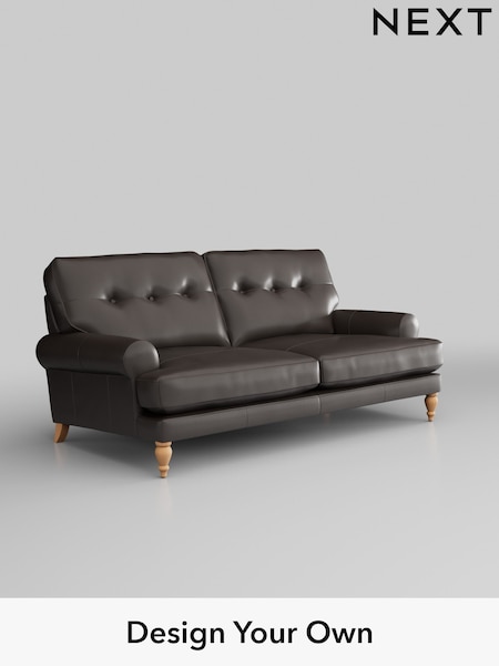 Columbia/Dark Brown Erin Buttoned Back Leather Deep Sit (919804) | £1,899