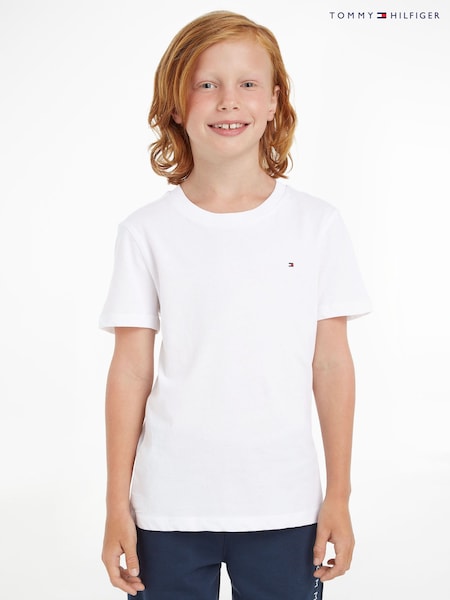 Tommy Hilfiger White Basic T-Shirt (919911) | £16 - £18