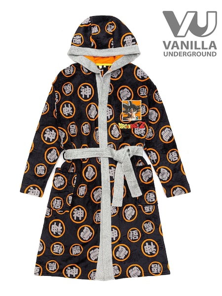 Vanilla Underground Black Dragonball Z Adult Dressing Gown (920204) | £42