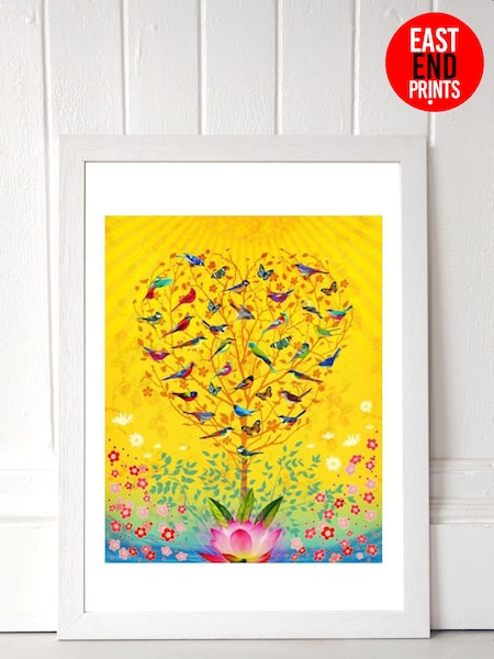 White The Sound of Sunshine by Fiona Watson Framed Print (920281) | £50 - £130