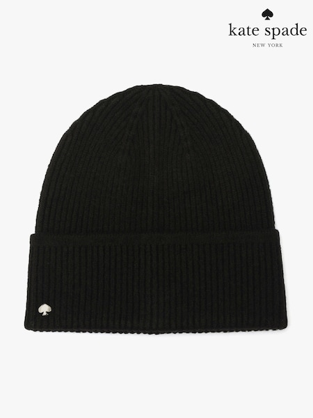 Black - Kate Spade New York Spade Beanie