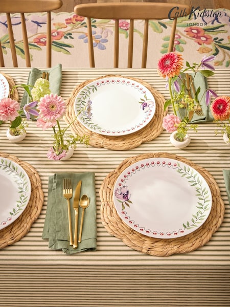 Cath Kidston Set Of 4 Butterfly Dinner Plates