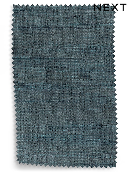 Dark Teal Green Boucle Weave Easy Clean Upholstery Swatch (922448) | £0