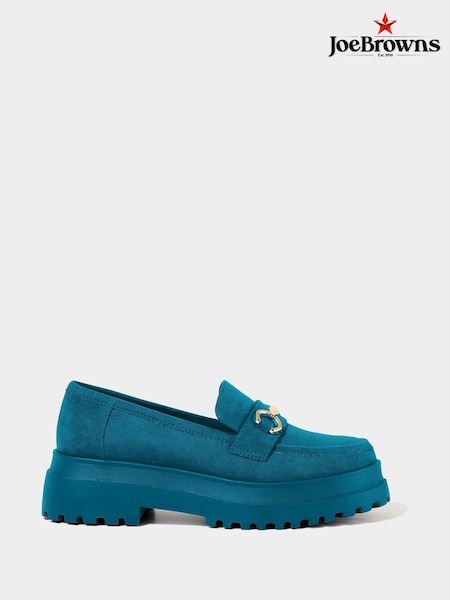 Blue - Joe Browns Darcie Chunky Loafers