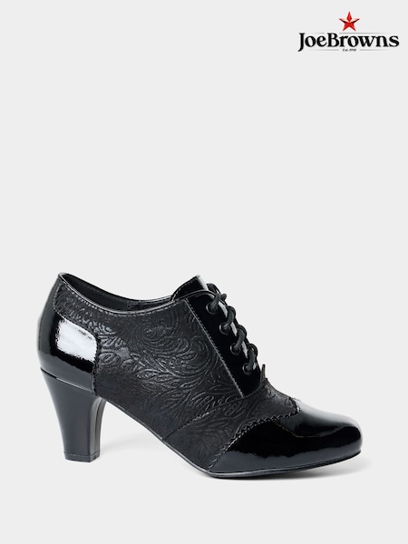 Black - Joe Browns Secret Whispers Lace Up Shoes