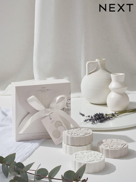 Country Luxe Set of 4 Bath & Shower Fizzers (924170) | £12