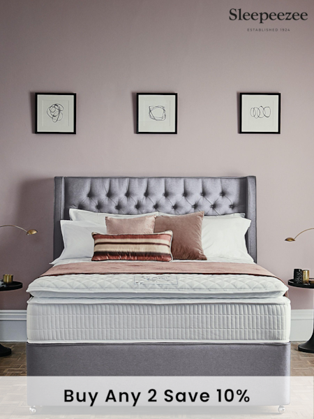 Sleepeezee Stone Blossom Headboard (926841) | £525 - £735