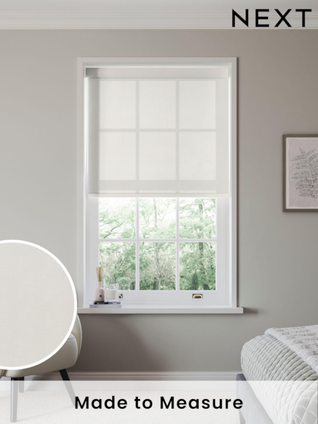 Chalk Cream Augustus Made to Measure Roller Blind (928188) | £66