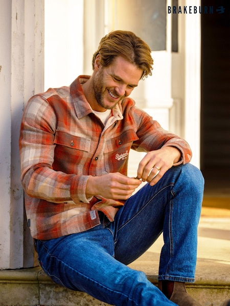 Brown - Regular Brakeburn Gunnersbury Check Shirt