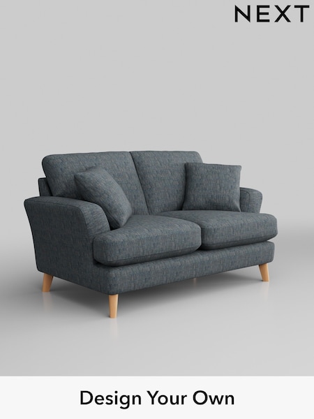 Boucle Weave Easy Clean/Dark Blue Conway Relaxed Sit (930371) | £1,050