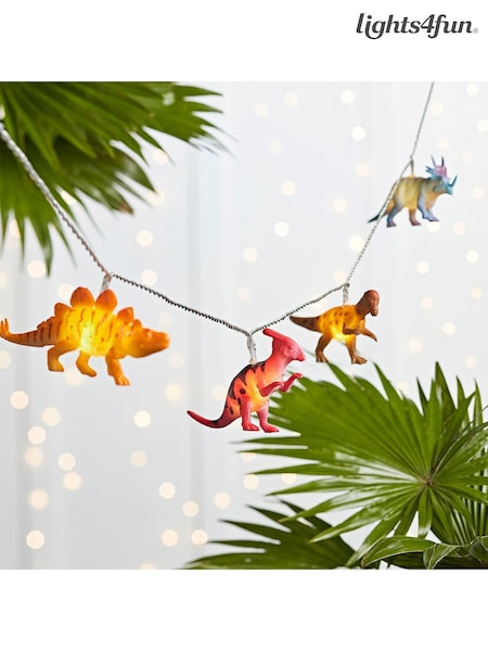 Lights4fun 12 Dinosaur Fairy Lights (931194) | £15.99
