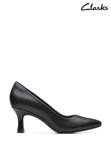 Clarks Black Standard Fit (D) Kataleyna Gem Shoes (931417) | £60 - £65