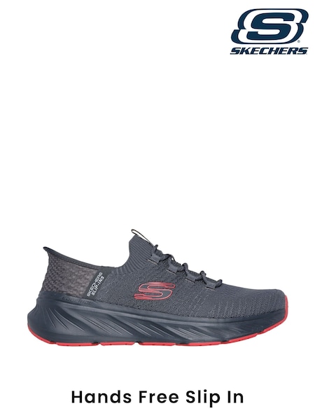 Skechers Grey Edgeride Shoes Slip In (932068) | £79