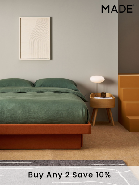 MADE.COM Orange Robyn Platform Storage Bed (932733) | £499 - £579