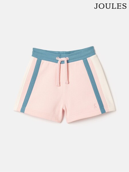Joules Pippa Pink Colour Block Jersey Shorts (932884) | £5 - £6