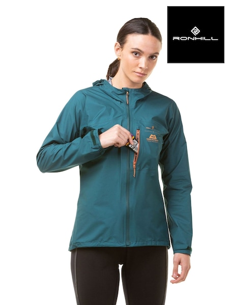 Ronhill Womens Green Tech Gore-Tex Waterproof Mercurial Running Jacket (933084) | £270