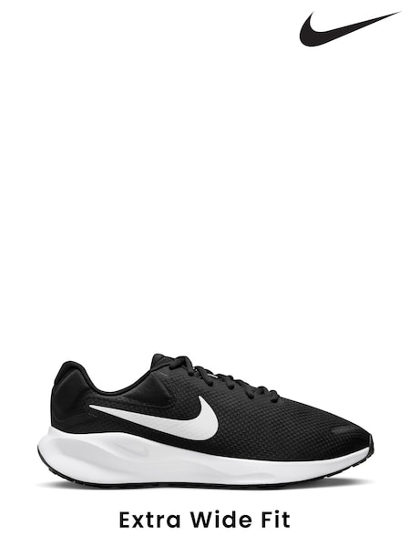 Nike Grey Revolution 7 Road Running Trainers (934510) | £60