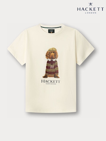 White - Hackett Classic Fit Harry T-shirt