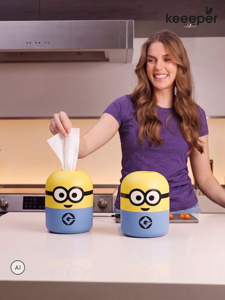 Keeeper Twin Pack Of Minions Bob Stackable Storage Box
