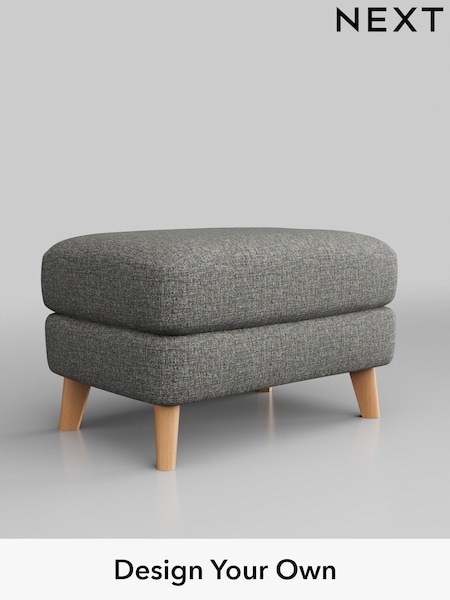 Chunky Boucle Easy Clean/Mid Grey Conway Relaxed Sit (936938) | £425