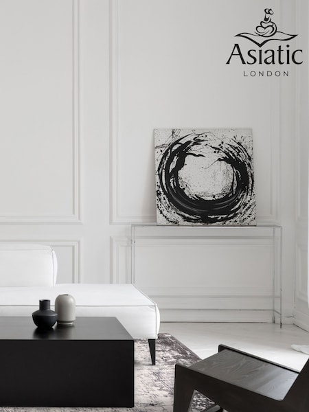 Asiatic Rugs Grey Kuza Border Rug (938195) | £122 - £348