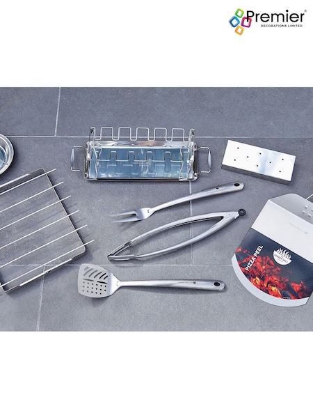 Premier Decorations Ltd Set of 3 Silver Garden BBQ Tools (940952) | £32