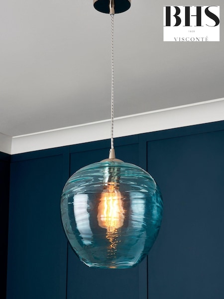 Visconte by BHS Black Sarno 1 Light Pendant Ceiling Light (942474) | £100