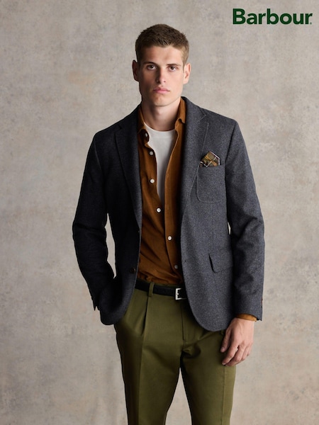 Barbour® Grey Jersey Blazer (944386) | £299