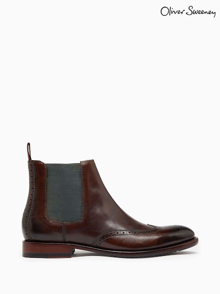 Oliver Sweeney Brown Hand Finished Leather Boots (944649) | £189