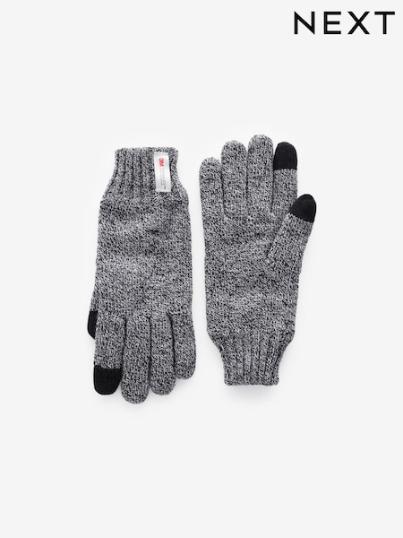 Grey Thinsulate Knitted Gloves (945140) | £12