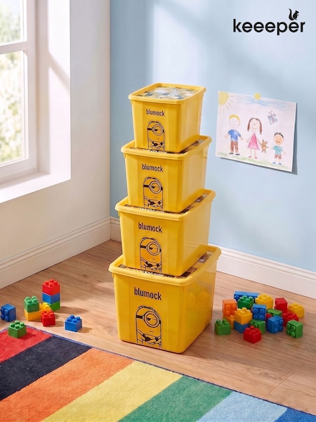 Keeeper 4 Pack Various Sizes Minions Turning Stacking Boxes