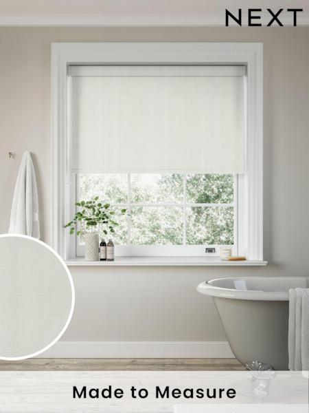 Ivory Cream Solar Made to Measure Blackout Roller Blind (945278) | £73