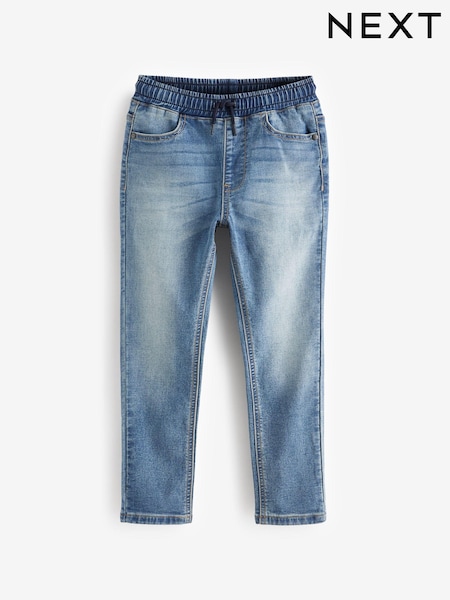 Light Blue Skinny Fit Stretch Elasticated Waist Jeans (3-16yrs) (945308) | £13 - £18
