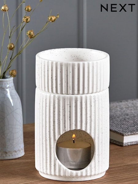 White Country Luxe Wax Melt Burner (946297) | £12