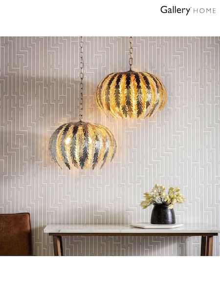 Gallery Home Gold Daphnie Ceiling Light Pendant (947296) | £312