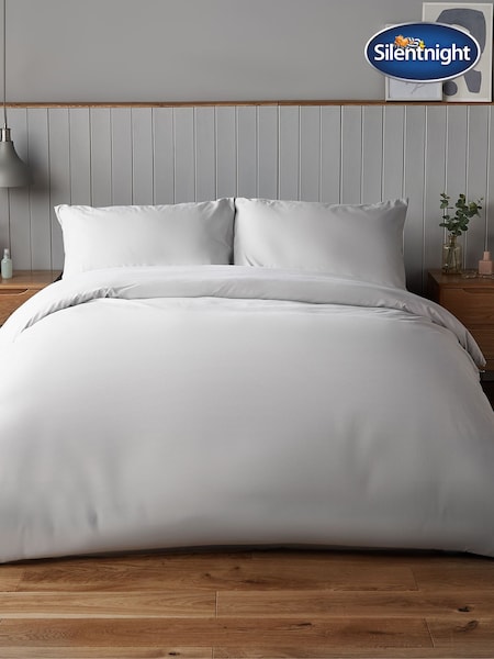 Silentnight White Supersoft Duvet Cover and Pillowcase Set (948090) | £17 - £25