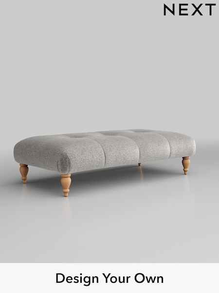 Plush Chenille/Light Grey Erin Buttoned Back Deep Sit (948102) | £499