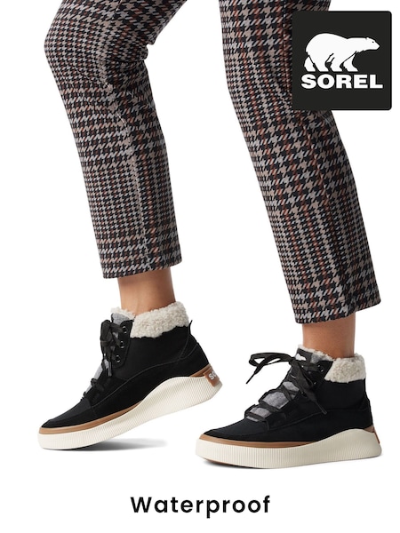 Sorel Out N About Borg Lined Waterproof Top Ankle Boots (948179) | £105