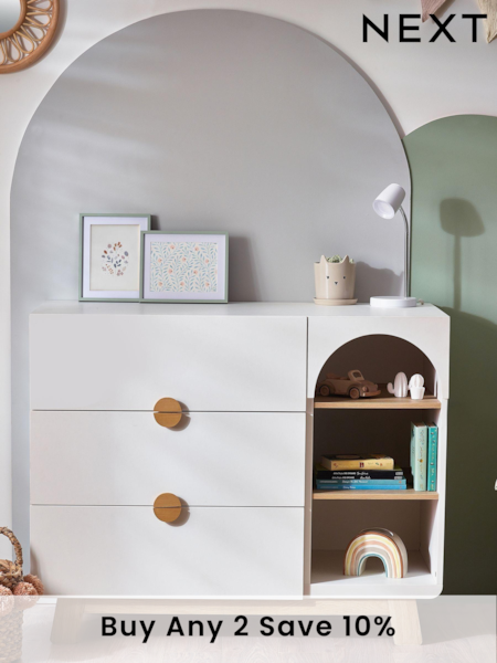 White Arches Junior Kids Multi Chest of Drawers (948228) | £399
