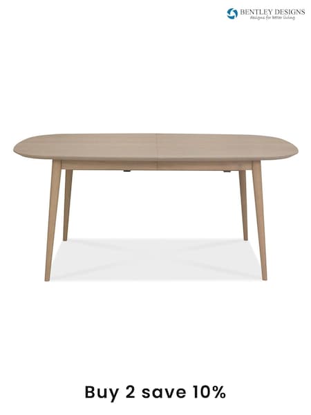 Bentley Designs Natural Dansk Six To Eight Extending Dining Table (948428) | £530